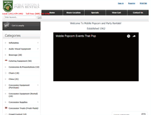 Tablet Screenshot of mobilepopcorn.com